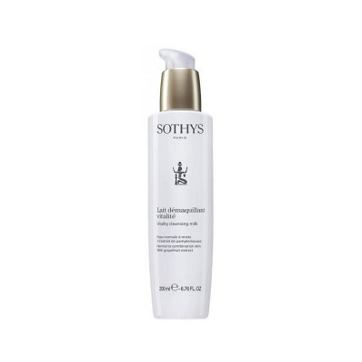 Sothys Vitality Cleansing Milk Очищающее молочко для нормальной и комбинированной кожи с экстрактом грейпфрута 160172 200 мл