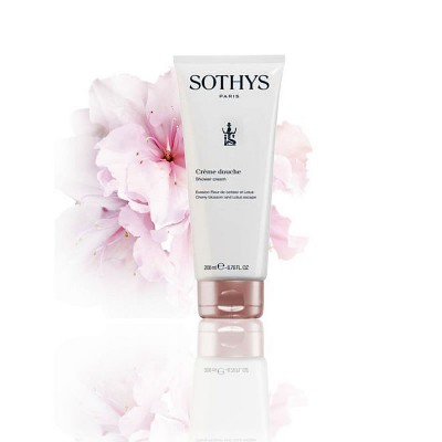 Sothys Shower Cream. Cherry Blossom And Lotus Escape Крем-гель для душа с цветками вишни и лотоса 109618 200 мл